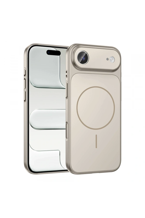 Apple iPhone 17 Air Kılıf Zore M-Safe Şarj Özellikli Kamera Korumalı Formen Kapak