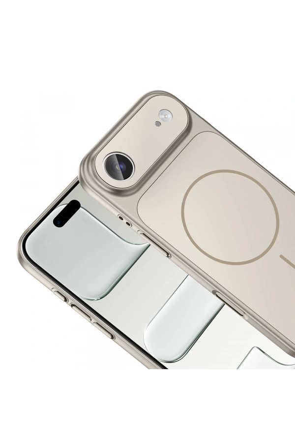 Apple iPhone 17 Air Kılıf Zore M-Safe Şarj Özellikli Kamera Korumalı Formen Kapak