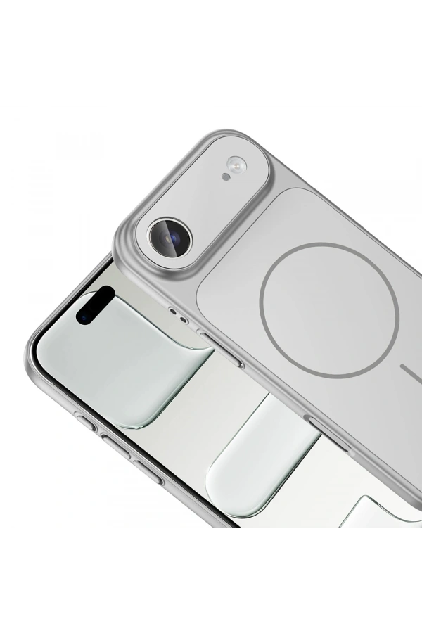Apple iPhone 17 Air Kılıf Zore M-Safe Şarj Özellikli Kamera Korumalı Formen Kapak