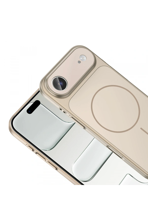 Apple iPhone 17 Air Kılıf Zore M-Safe Şarj Özellikli Kamera Korumalı Formen Kapak