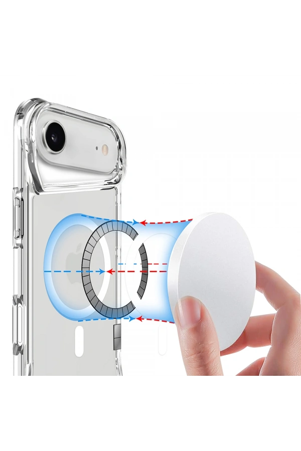 Apple iPhone 17 Air Kılıf Zore M-safe Şarj Özellikli T-Max M-safe Kapak