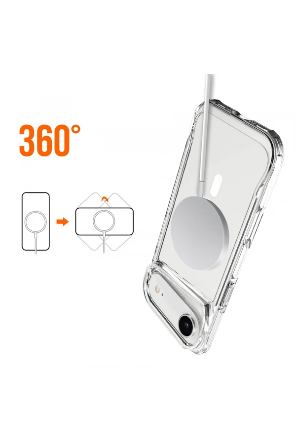 Apple iPhone 17 Air Kılıf Zore M-safe Şarj Özellikli T-Max M-safe Kapak