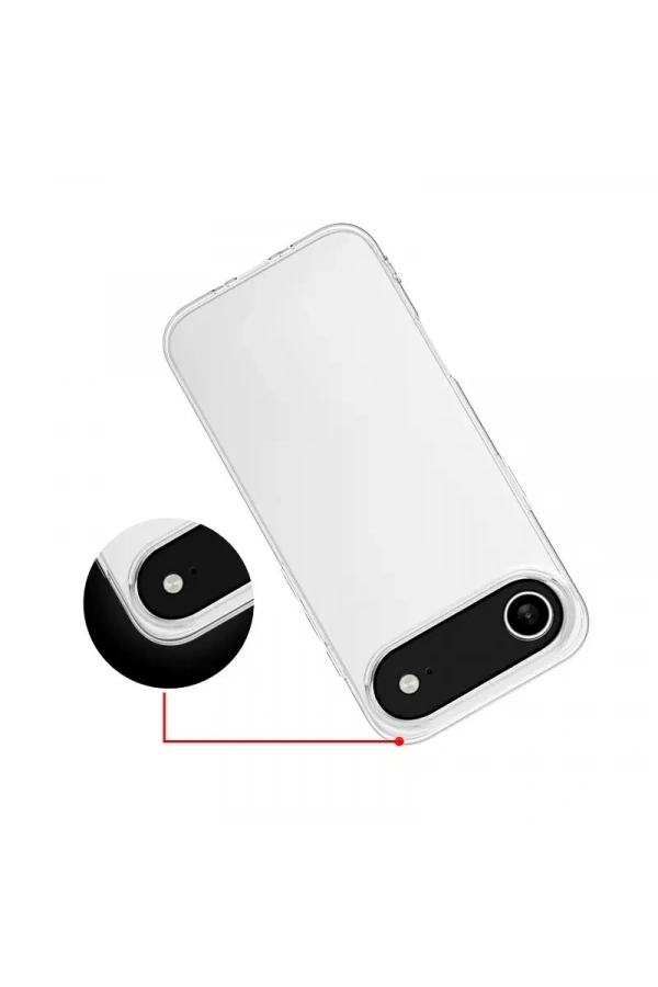 Apple iPhone 17 Air Kılıf Zore Süper Silikon Kapak