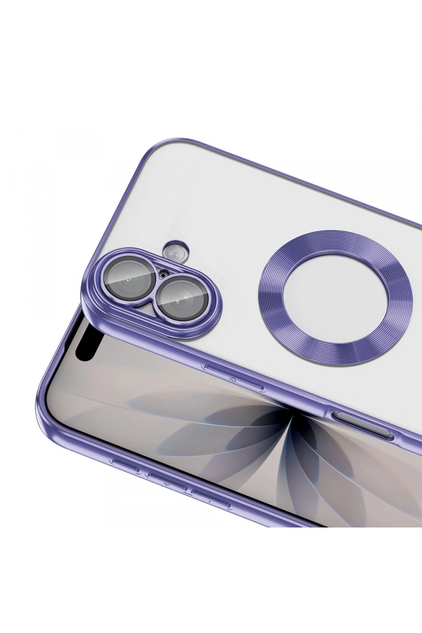 Apple iPhone 17 Kılıf Kamera Korumalı Logo Gösteren Zore Omega Kapak