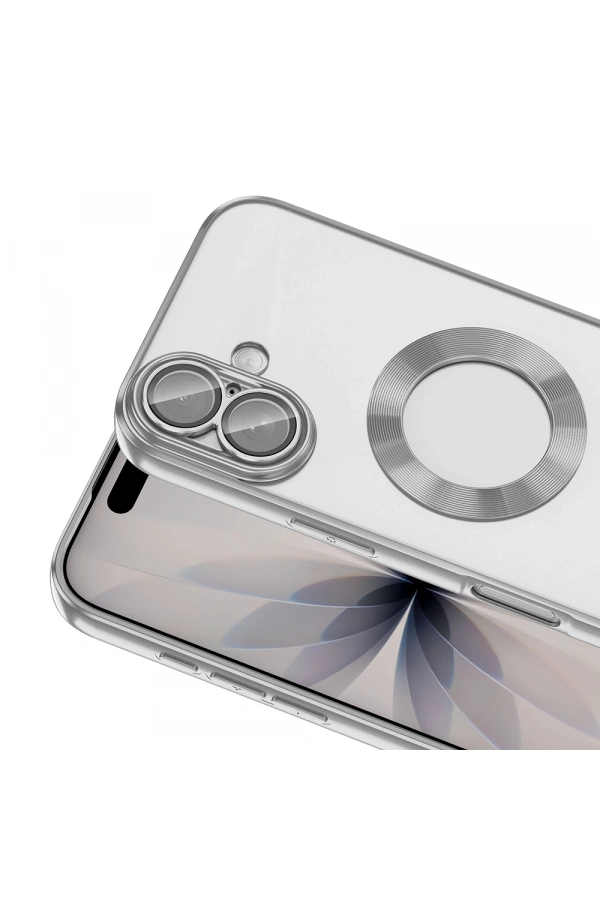 Apple iPhone 17 Kılıf Kamera Korumalı Logo Gösteren Zore Omega Kapak