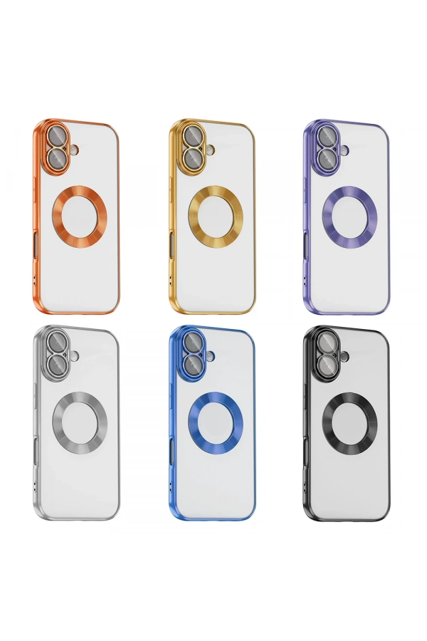 Apple iPhone 17 Kılıf Kamera Korumalı Logo Gösteren Zore Omega Kapak