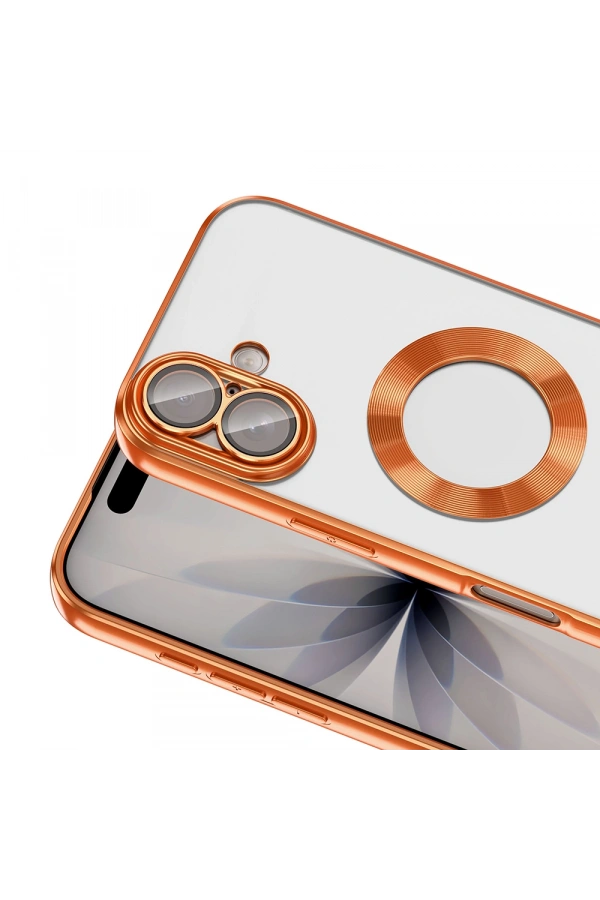 Apple iPhone 17 Kılıf Kamera Korumalı Logo Gösteren Zore Omega Kapak