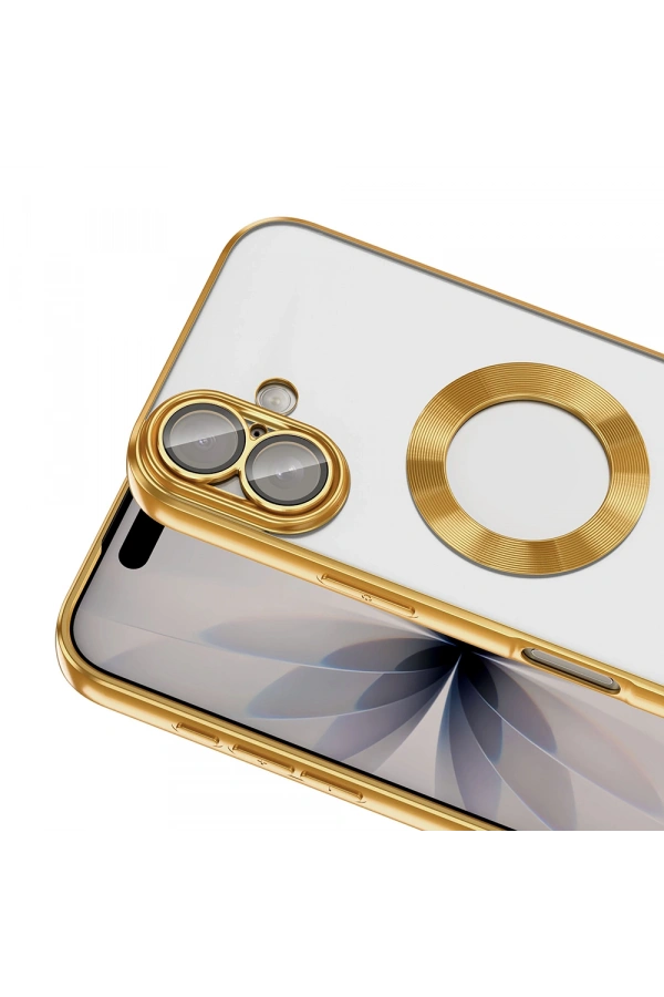 Apple iPhone 17 Kılıf Kamera Korumalı Logo Gösteren Zore Omega Kapak