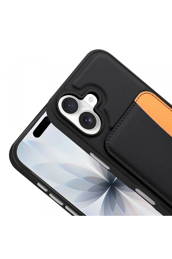 Apple iPhone 17 Kılıf Kartlıklı Zore X-Kart Silikon Kapak