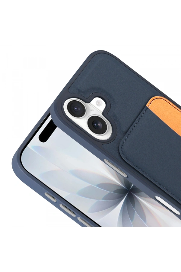 Apple iPhone 17 Kılıf Kartlıklı Zore X-Kart Silikon Kapak