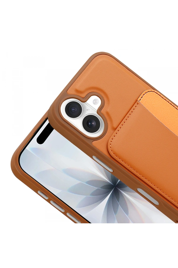 Apple iPhone 17 Kılıf Kartlıklı Zore X-Kart Silikon Kapak