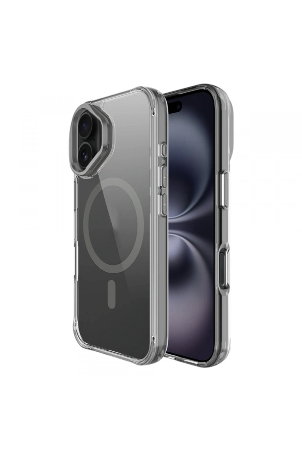 Apple iPhone 17 Kılıf M-safe Şarj Özellikli Airbagli Kamera Standlı Zore Azor Kapak