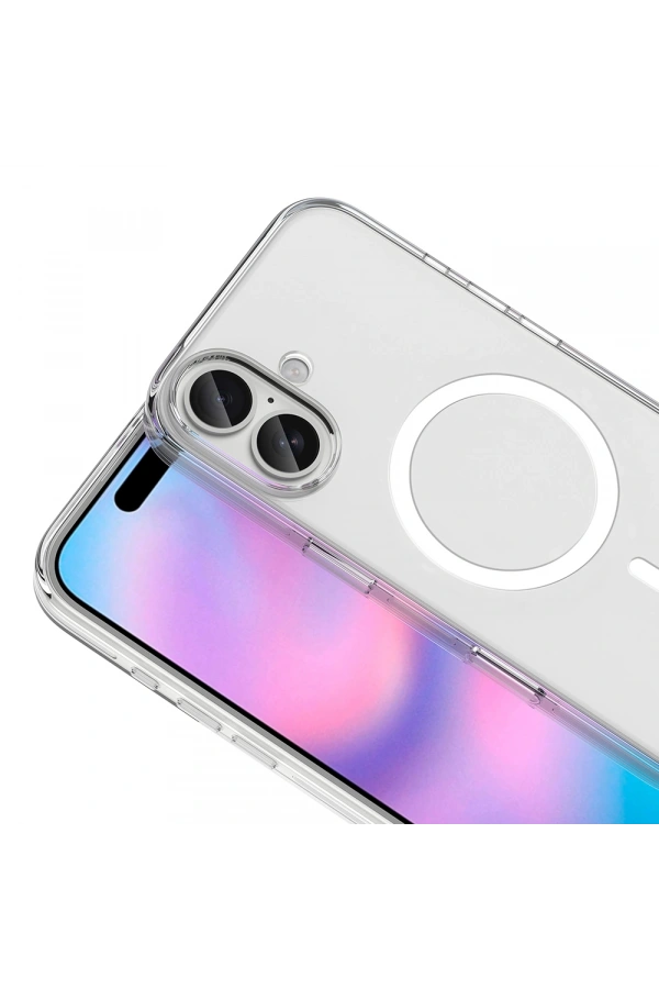 Apple iPhone 17 Kılıf M-safe Şarj Özellikli Kamera Korumalı Zore Kripto Kapak