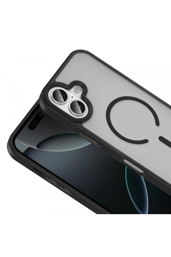 Apple iPhone 17 Kılıf M-safe Şarj Özellikli Mat Arka Yüzey Zore Sio Kapak