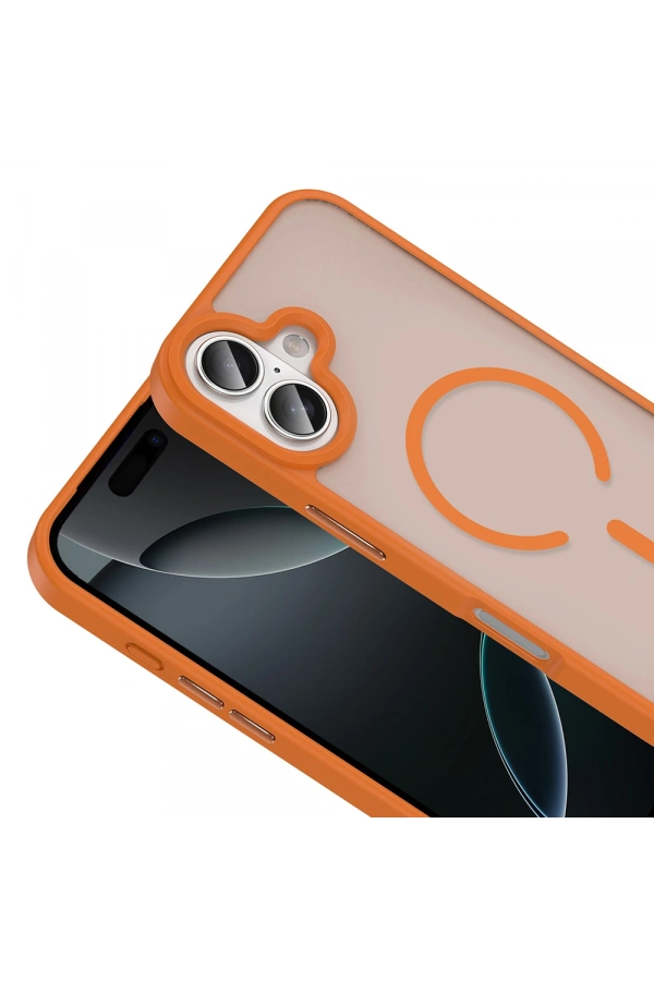Apple iPhone 17 Kılıf M-safe Şarj Özellikli Mat Arka Yüzey Zore Sio Kapak