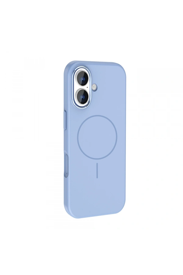 Apple iPhone 17 Kılıf M-Safe Şarj Özellikli Metal Kamera Çerçeveli Zore Edi Silikon Kapak