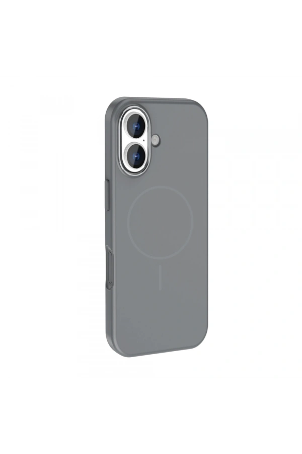 Apple iPhone 17 Kılıf M-Safe Şarj Özellikli Metal Kamera Çerçeveli Zore Edi Silikon Kapak