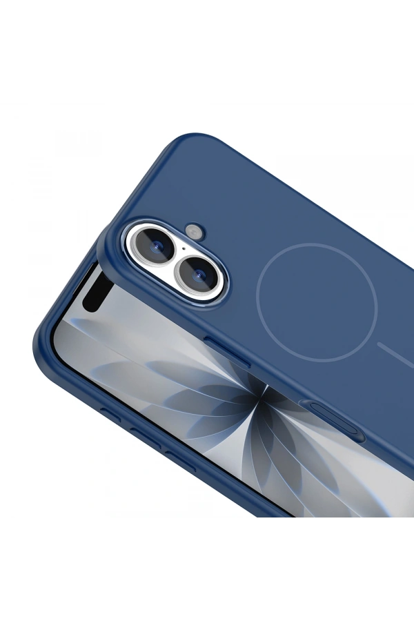 Apple iPhone 17 Kılıf M-Safe Şarj Özellikli Metal Kamera Çerçeveli Zore Edi Silikon Kapak