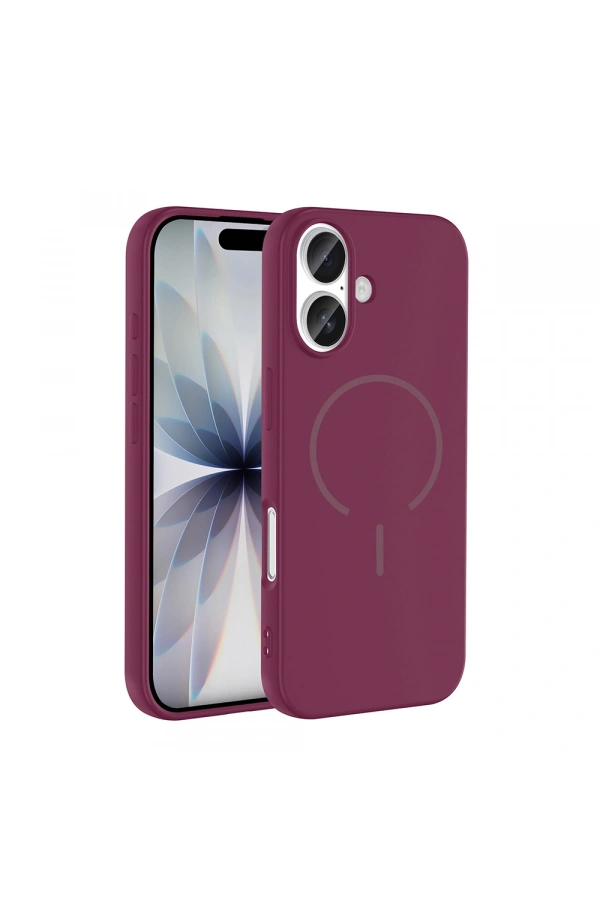 Apple iPhone 17 Kılıf M-safe Şarj Özellikli Zore Meta Kapak