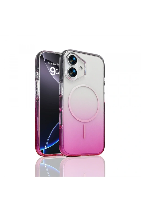 Apple iPhone 17 Kılıf M-Safe Şarj Özellikli Zore Septik Silikon Kapak