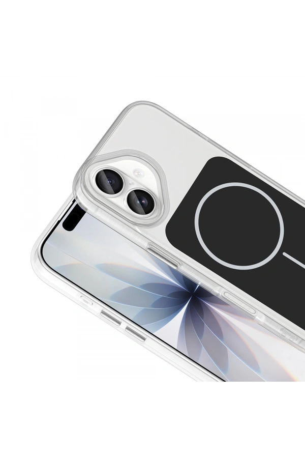 Apple iPhone 17 Kılıf Metal Buton Tasarımlı Zore İkonik Sert Silikon Kapak