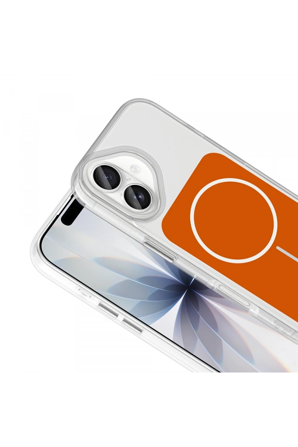 Apple iPhone 17 Kılıf Metal Buton Tasarımlı Zore İkonik Sert Silikon Kapak