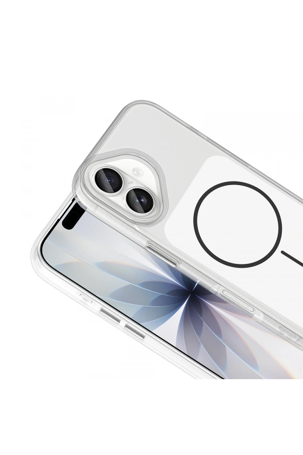 Apple iPhone 17 Kılıf Metal Buton Tasarımlı Zore İkonik Sert Silikon Kapak