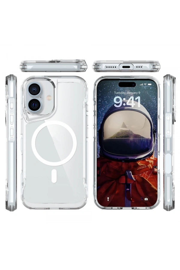 Apple iPhone 17 Kılıf Zore M-safe Şarj Özellikli T-Max M-safe Kapak