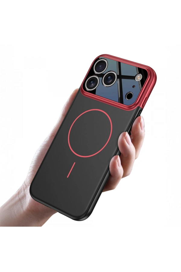 Apple iPhone 17 Pro Kılıf M-safe Şarj Özellikli Çift Parçalı Zore Napoli Kapak
