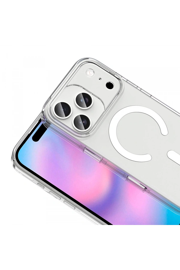 Apple iPhone 17 Pro Kılıf M-safe Şarj Özellikli Kamera Korumalı Zore Kripto Kapak