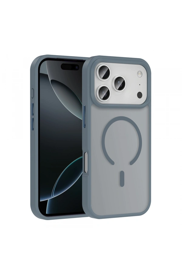 Apple iPhone 17 Pro Kılıf M-safe Şarj Özellikli Mat Arka Yüzey Zore Sio Kapak