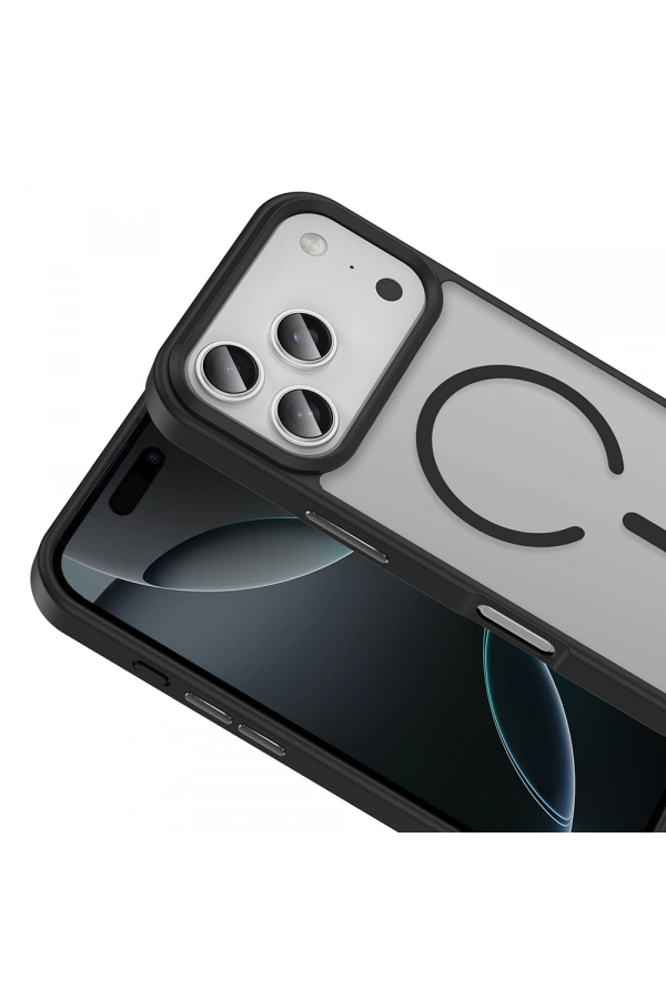 Apple iPhone 17 Pro Kılıf M-safe Şarj Özellikli Mat Arka Yüzey Zore Sio Kapak