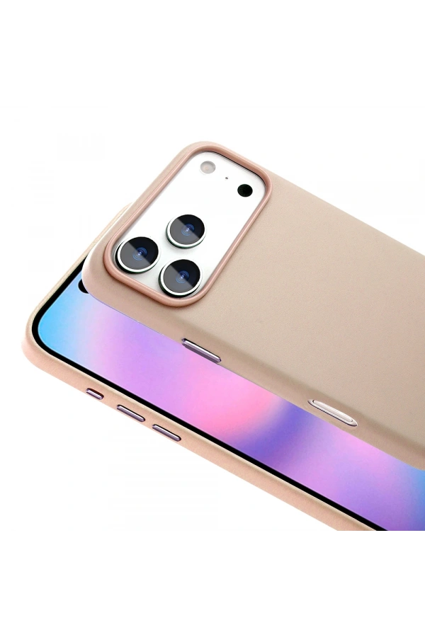 Apple iPhone 17 Pro Kılıf M-safe Şarj Özellikli PU Deri Görünümlü Zore Kupra Kapak