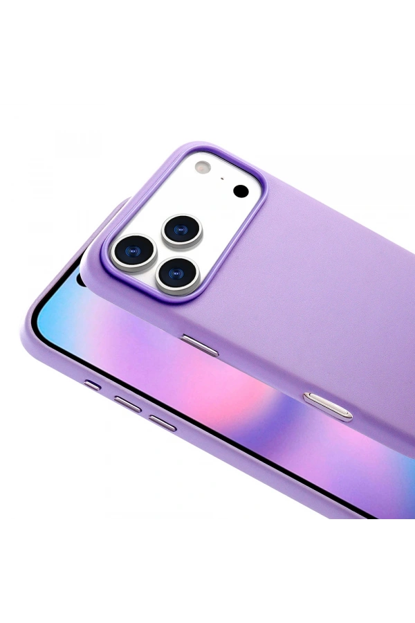 Apple iPhone 17 Pro Kılıf M-safe Şarj Özellikli PU Deri Görünümlü Zore Kupra Kapak