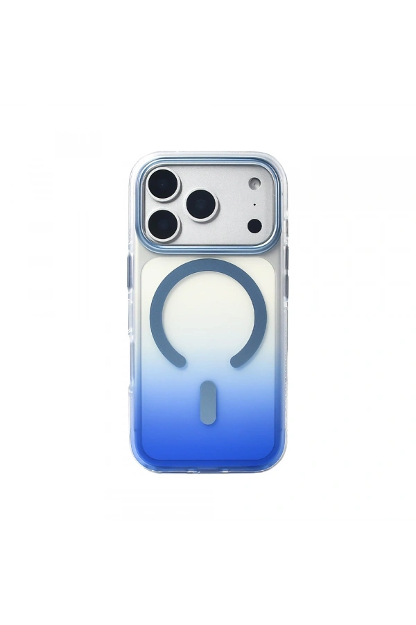 Apple iPhone 17 Pro Kılıf M-safe Şarj Özellikli Transparan Renk Geçişli Zore Toros Kapak