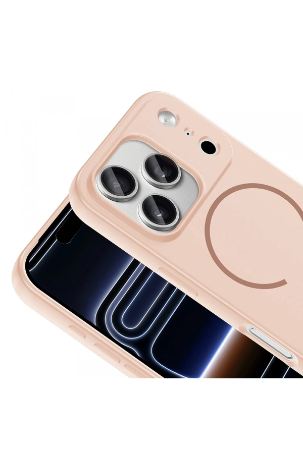 Apple iPhone 17 Pro Kılıf M-safe Şarj Özellikli Zore Meta Kapak