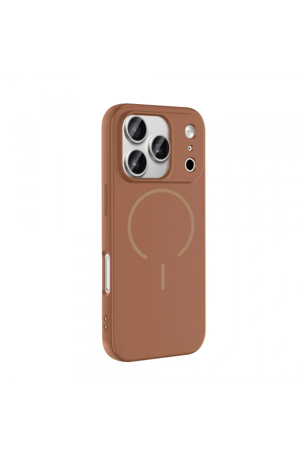 Apple iPhone 17 Pro Kılıf M-safe Şarj Özellikli Zore Meta Kapak