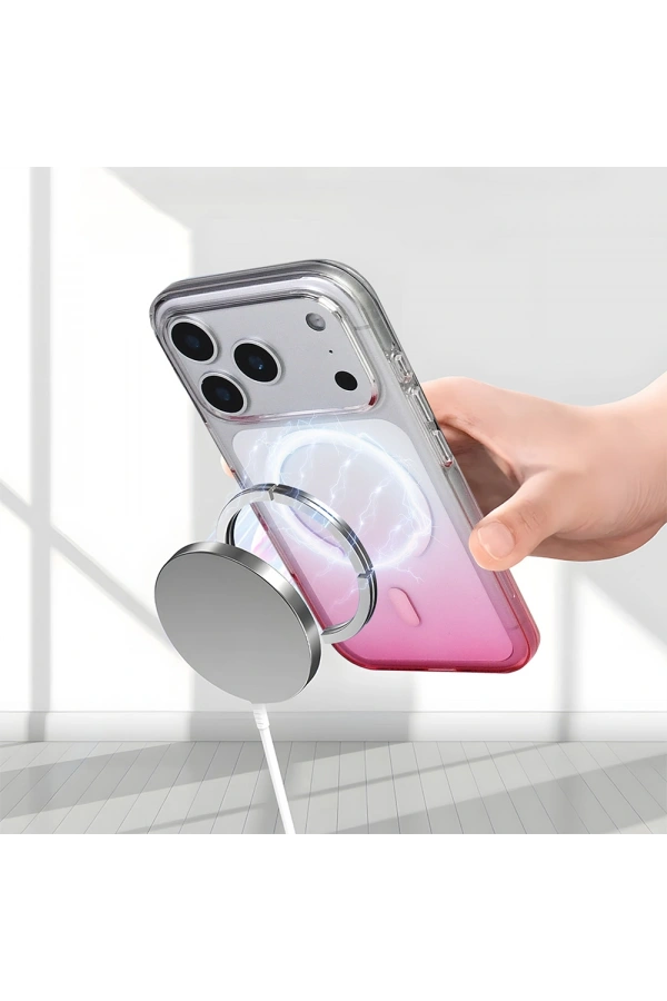 Apple iPhone 17 Pro Kılıf M-Safe Şarj Özellikli Zore Septik Silikon Kapak