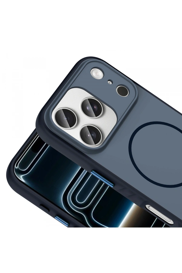 Apple iPhone 17 Pro Kılıf M-safe Şarj Özellikli Zore Tea Kapak