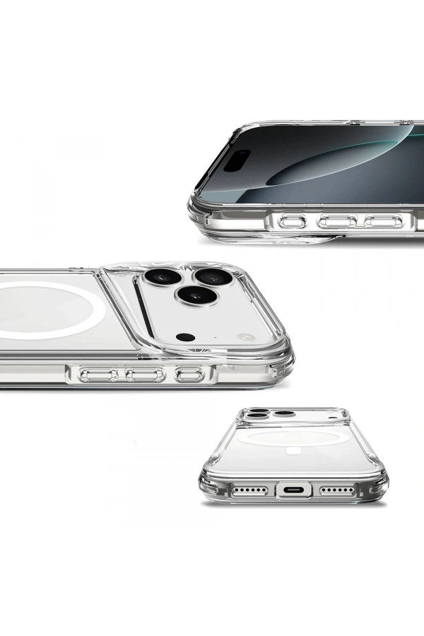 Apple iPhone 17 Pro Kılıf Zore M-safe Şarj Özellikli T-Max M-safe Kapak