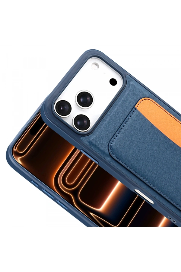 Apple iPhone 17 Pro Max Kılıf Kartlıklı Zore X-Kart Silikon Kapak