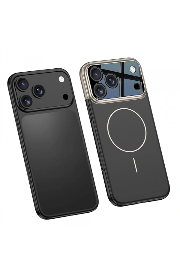 Apple iPhone 17 Pro Max Kılıf M-safe Şarj Özellikli Çift Parçalı Zore Napoli Kapak