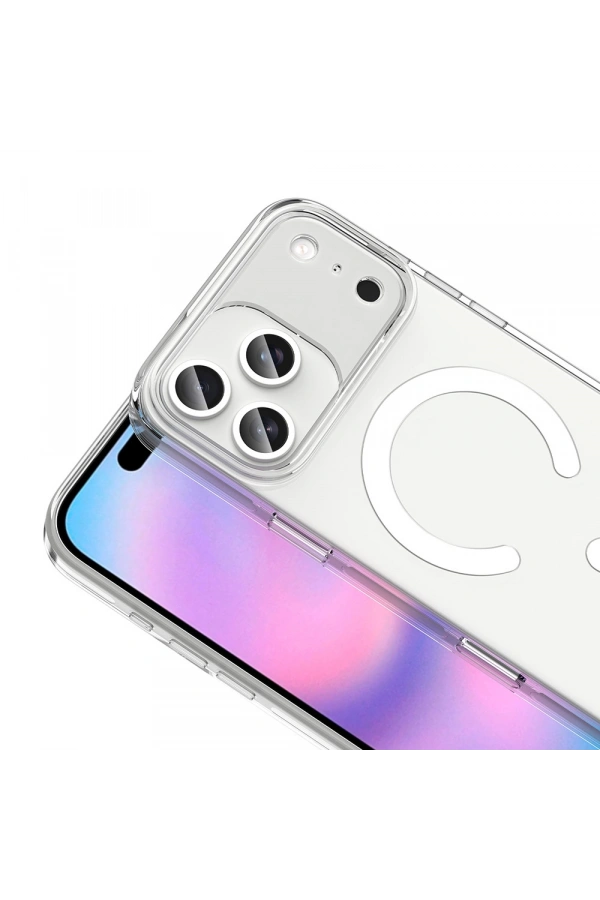 Apple iPhone 17 Pro Max Kılıf M-safe Şarj Özellikli Kamera Korumalı Zore Kripto Kapak