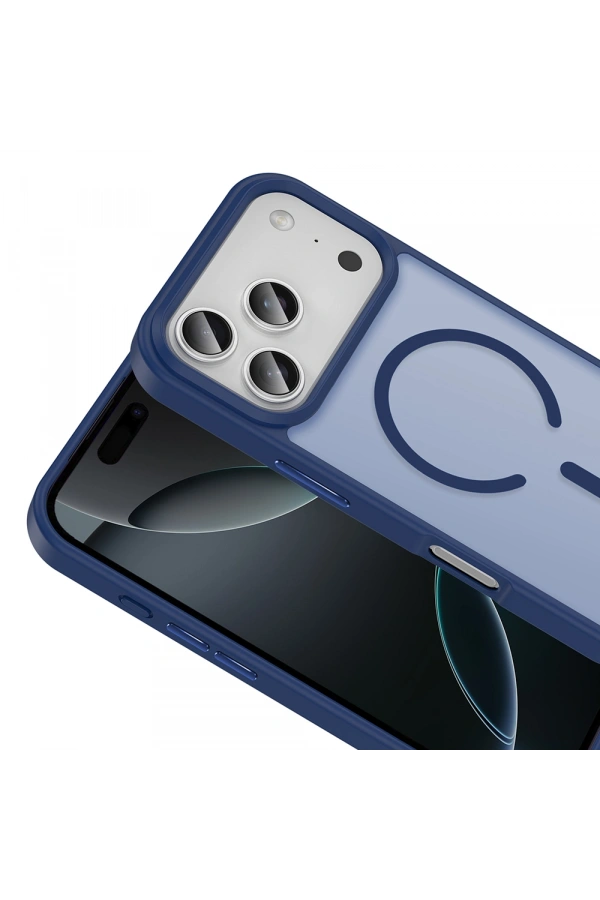 Apple iPhone 17 Pro Max Kılıf M-safe Şarj Özellikli Mat Arka Yüzey Zore Sio Kapak