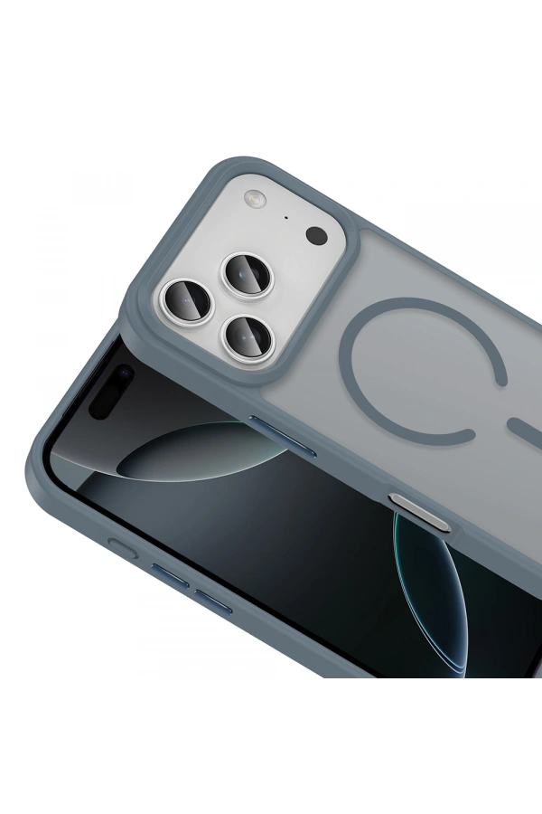 Apple iPhone 17 Pro Max Kılıf M-safe Şarj Özellikli Mat Arka Yüzey Zore Sio Kapak