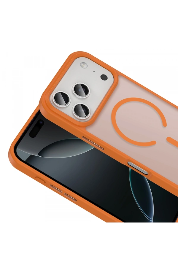 Apple iPhone 17 Pro Max Kılıf M-safe Şarj Özellikli Mat Arka Yüzey Zore Sio Kapak