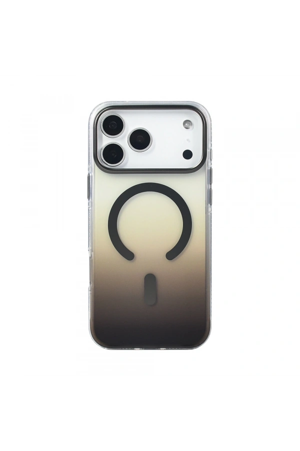 Apple iPhone 17 Pro Max Kılıf M-safe Şarj Özellikli Transparan Renk Geçişli Zore Toros Kapak