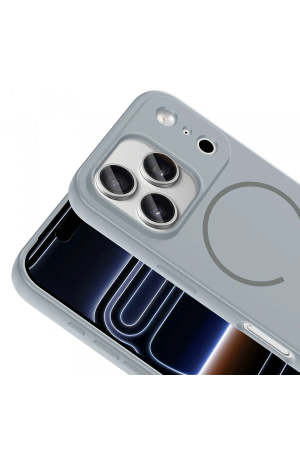 Apple iPhone 17 Pro Max Kılıf M-safe Şarj Özellikli Zore Meta Kapak