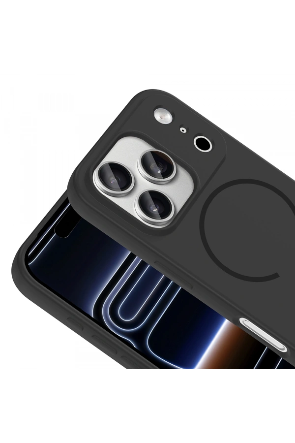 Apple iPhone 17 Pro Max Kılıf M-safe Şarj Özellikli Zore Meta Kapak