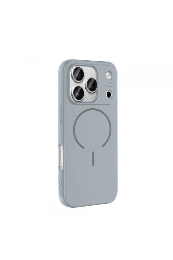 Apple iPhone 17 Pro Max Kılıf M-safe Şarj Özellikli Zore Meta Kapak